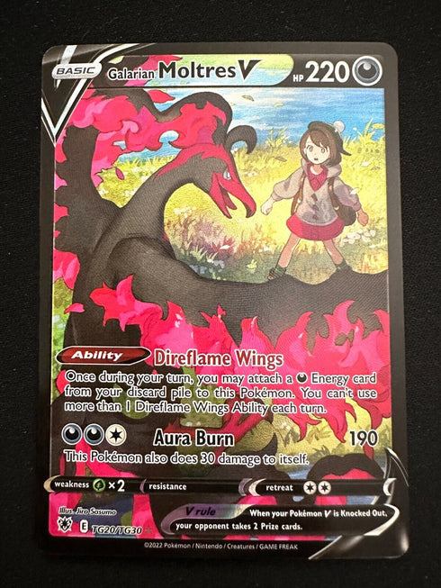Galarian Moltres V TG20/TG30 Astral Radiance Ultra Rare Pokemon Card